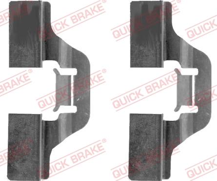 QUICK BRAKE 109-1211-1 - Комплектующие для колодок дискового тормоза www.autospares.lv