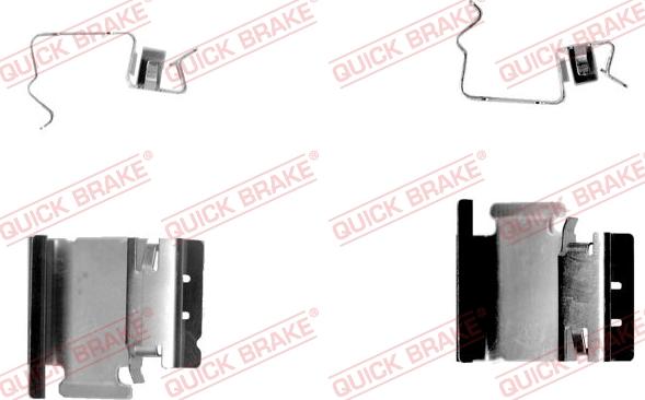 QUICK BRAKE 109-1218-1 - Piederumu komplekts, Disku bremžu uzlikas autospares.lv