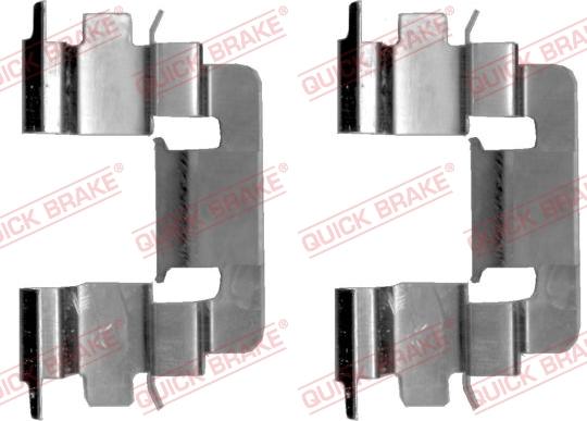 QUICK BRAKE 109-1229-1 - Accessory Kit for disc brake Pads www.autospares.lv