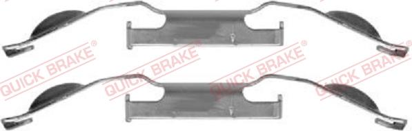 QUICK BRAKE 109-1221 - Piederumu komplekts, Disku bremžu uzlikas autospares.lv