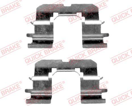 QUICK BRAKE 109-1227-1 - Accessory Kit for disc brake Pads www.autospares.lv