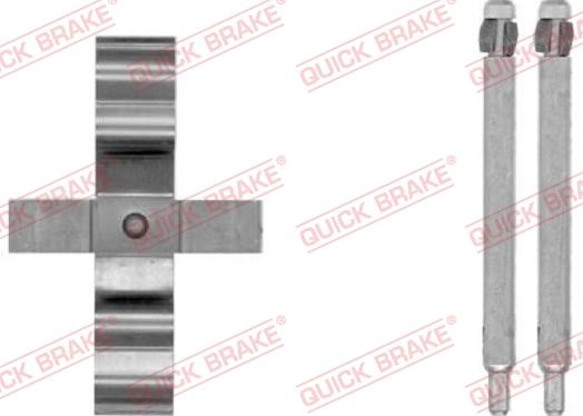 QUICK BRAKE 109-1794-1 - Комплектующие для колодок дискового тормоза www.autospares.lv