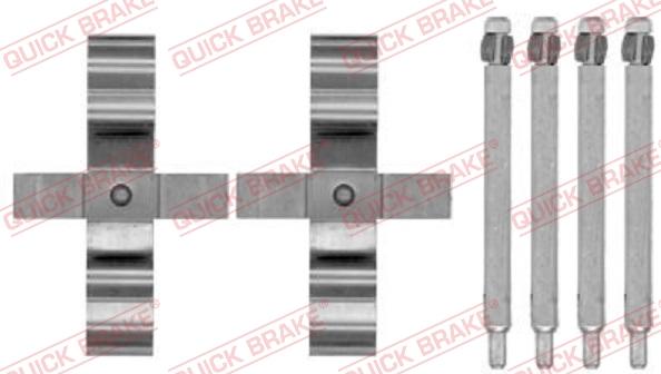 QUICK BRAKE 1091794 - Комплектующие для колодок дискового тормоза www.autospares.lv