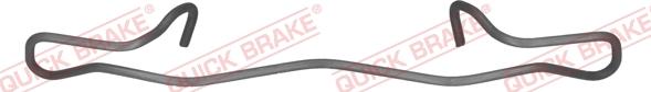 QUICK BRAKE 109-1755-1 - Комплектующие для колодок дискового тормоза www.autospares.lv