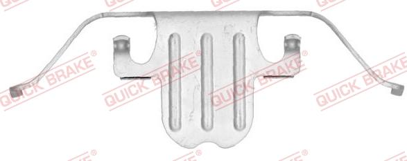 QUICK BRAKE 109-1751-1 - Piederumu komplekts, Disku bremžu uzlikas www.autospares.lv