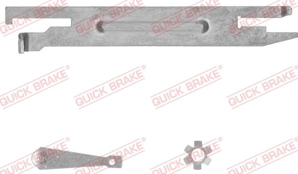 QUICK BRAKE 10553004-1R - Regulatora komplekts, Trumuļu bremzes autospares.lv