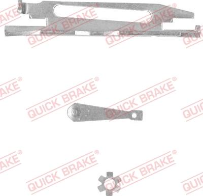 QUICK BRAKE 10553001-1R - Regulatora komplekts, Trumuļu bremzes autospares.lv