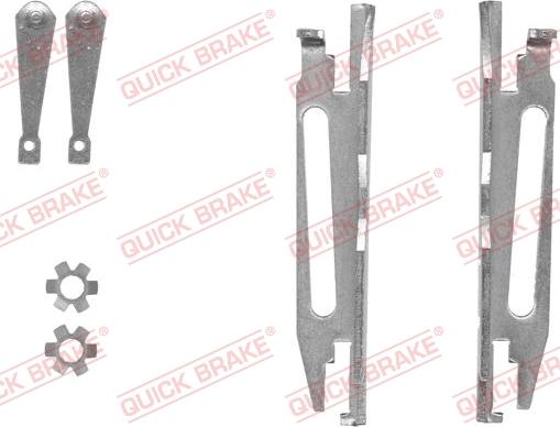 QUICK BRAKE 105 53 001 - Regulatora komplekts, Trumuļu bremzes autospares.lv