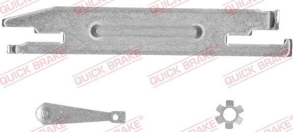 QUICK BRAKE 10553003-1R - Regulatora komplekts, Trumuļu bremzes autospares.lv