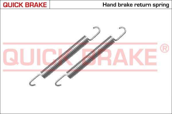 QUICK BRAKE 105-0480 - Piederumu komplekts, Stāvbremzes mehānisma bremžu loks www.autospares.lv