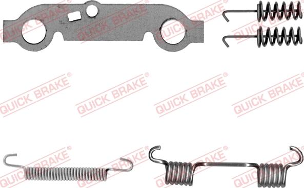 QUICK BRAKE 105-0537-1 - Piederumu komplekts, Stāvbremzes mehānisma bremžu loks autospares.lv