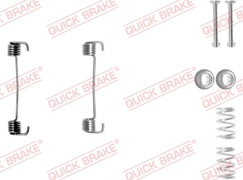 QUICK BRAKE 105-0619-1 - Piederumu komplekts, Stāvbremzes mehānisma bremžu loks autospares.lv