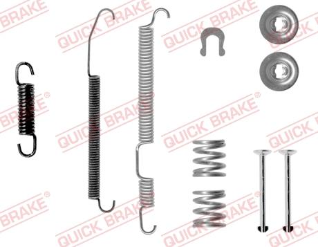 QUICK BRAKE 105-0075-1 - Accessory Kit, brake shoes www.autospares.lv