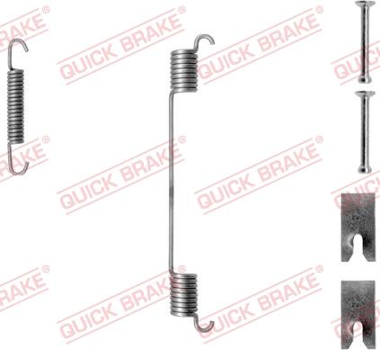 QUICK BRAKE 105-0814-1 - Accessory Kit, brake shoes www.autospares.lv