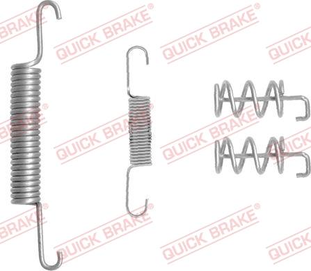 QUICK BRAKE 105-0831-1 - Piederumu komplekts, Stāvbremzes mehānisma bremžu loks www.autospares.lv