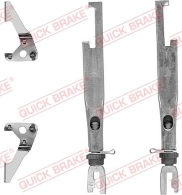 QUICK BRAKE 102 53 005 - Regulatora komplekts, Trumuļu bremzes www.autospares.lv