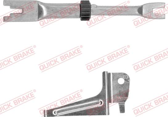 QUICK BRAKE 10253006-1L - Regulatora komplekts, Trumuļu bremzes autospares.lv