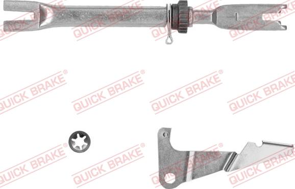 QUICK BRAKE 10253002-1L - Regulatora komplekts, Trumuļu bremzes autospares.lv