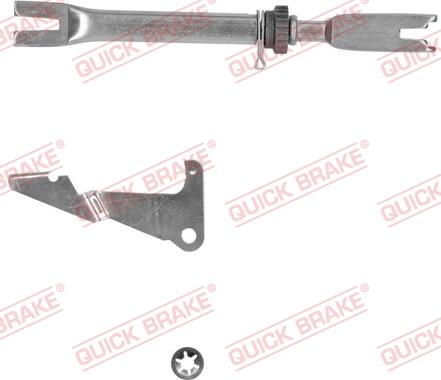 QUICK BRAKE 10253002-1R - Regulatora komplekts, Trumuļu bremzes autospares.lv