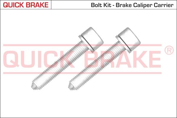 QUICK BRAKE 11612K - Болт, корпус скобы тормоза www.autospares.lv