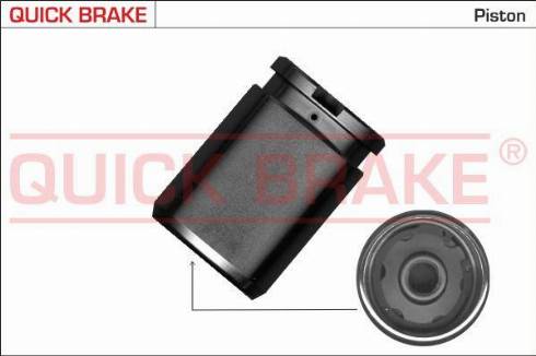 QUICK BRAKE 185001M - Piston, brake caliper www.autospares.lv