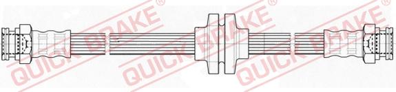 QUICK BRAKE 22.926 - Bremžu šļūtene www.autospares.lv