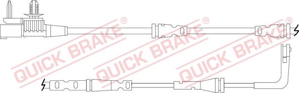 QUICK BRAKE WS 0425 A - Warning Contact, brake pad wear www.autospares.lv