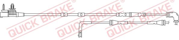 QUICK BRAKE WS 0420 A - Indikators, Bremžu uzliku nodilums autospares.lv