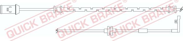 QUICK BRAKE WS 0194 A - Indikators, Bremžu uzliku nodilums autospares.lv