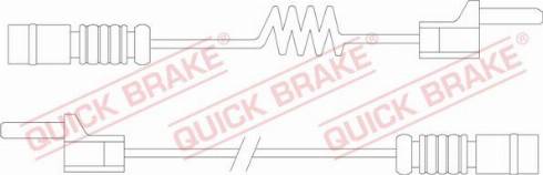 QUICK BRAKE WS 0169 A - Indikators, Bremžu uzliku nodilums www.autospares.lv