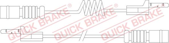 QUICK BRAKE WS 0176 A - Indikators, Bremžu uzliku nodilums www.autospares.lv