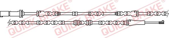 QUICK BRAKE WS 0304 A - Indikators, Bremžu uzliku nodilums www.autospares.lv