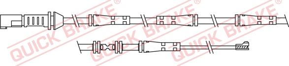 QUICK BRAKE WS 0305 A - Indikators, Bremžu uzliku nodilums www.autospares.lv