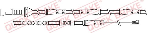 QUICK BRAKE WS 0306 A - Indikators, Bremžu uzliku nodilums www.autospares.lv