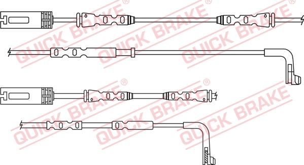 QUICK BRAKE WS 0381 A - Indikators, Bremžu uzliku nodilums www.autospares.lv