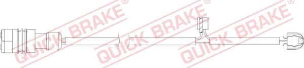 QUICK BRAKE WS 0336 B - Warning Contact, brake pad wear www.autospares.lv