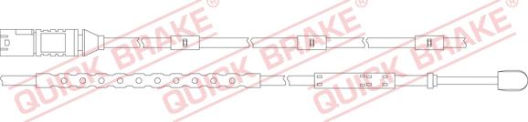 QUICK BRAKE WS 0321 B - Indikators, Bremžu uzliku nodilums autospares.lv