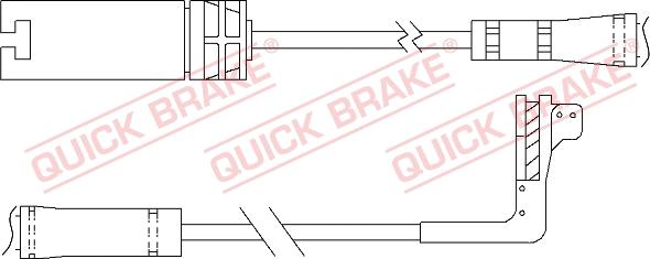 QUICK BRAKE WS 0295 B - Indikators, Bremžu uzliku nodilums www.autospares.lv