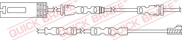 QUICK BRAKE WS 0293 A - Indikators, Bremžu uzliku nodilums www.autospares.lv