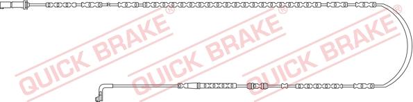 QUICK BRAKE WS 0292 A - Indikators, Bremžu uzliku nodilums www.autospares.lv