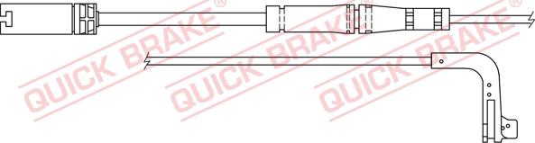 QUICK BRAKE WS 0249 A - Indikators, Bremžu uzliku nodilums www.autospares.lv