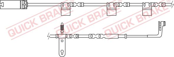 QUICK BRAKE WS 0267 A - Indikators, Bremžu uzliku nodilums www.autospares.lv