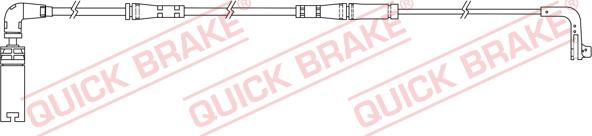 QUICK BRAKE WS 0219 A - Indikators, Bremžu uzliku nodilums www.autospares.lv