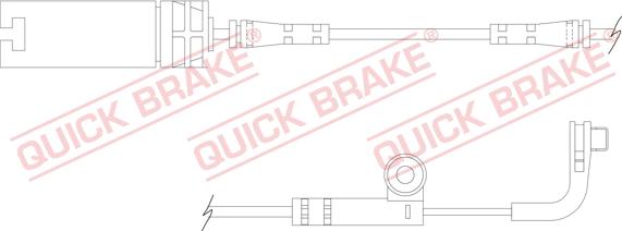 QUICK BRAKE WS 0218 A - Indikators, Bremžu uzliku nodilums www.autospares.lv