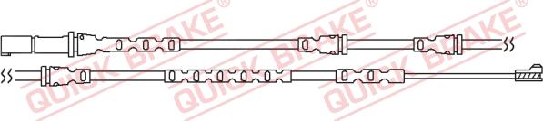 QUICK BRAKE WS 0283 B - Indikators, Bremžu uzliku nodilums www.autospares.lv