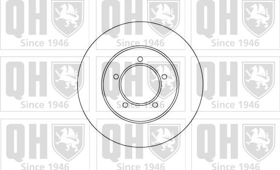 Quinton Hazell BDC4944 - Bremžu diski www.autospares.lv