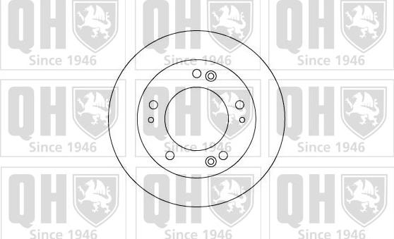 Quinton Hazell BDC4940 - Bremžu diski www.autospares.lv