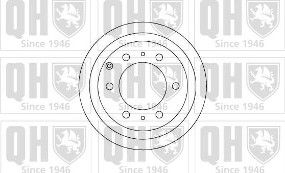 Quinton Hazell BDC4943 - Bremžu diski www.autospares.lv