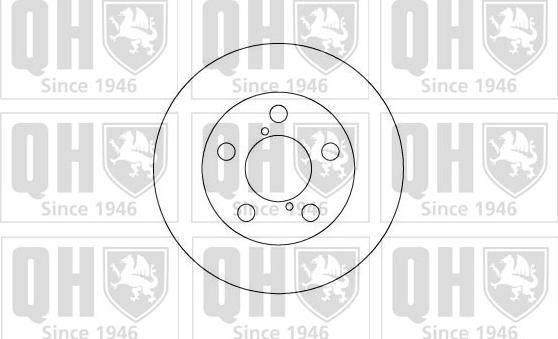 Quinton Hazell BDC4958 - Brake Disc www.autospares.lv