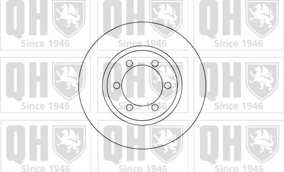 Quinton Hazell BDC4980 - Bremžu diski www.autospares.lv